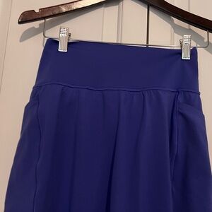 Athleta skort, Salutation Stash, Lazurite blue size XS